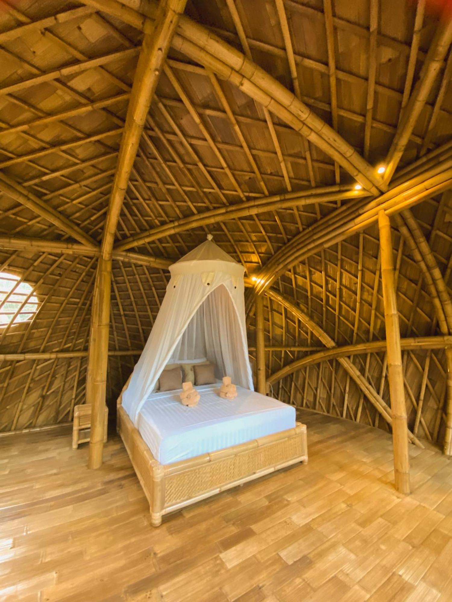 Alamvaya Bali Bamboo House Villa Sidemen  Eksteriør bilde