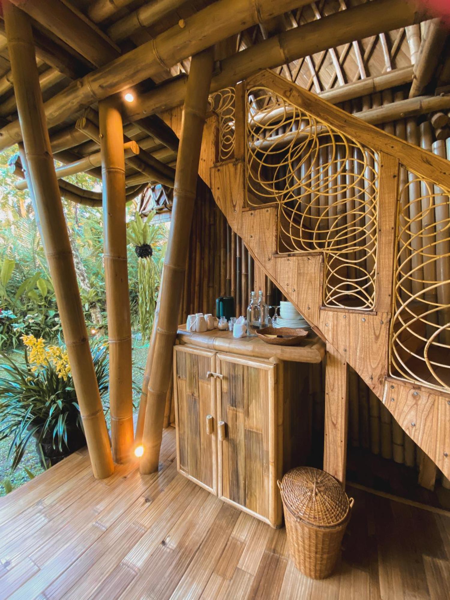 Alamvaya Bali Bamboo House Villa Sidemen  Eksteriør bilde