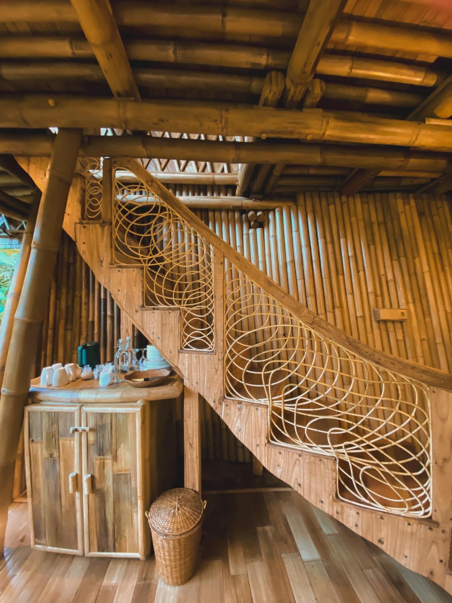 Alamvaya Bali Bamboo House Villa Sidemen  Eksteriør bilde