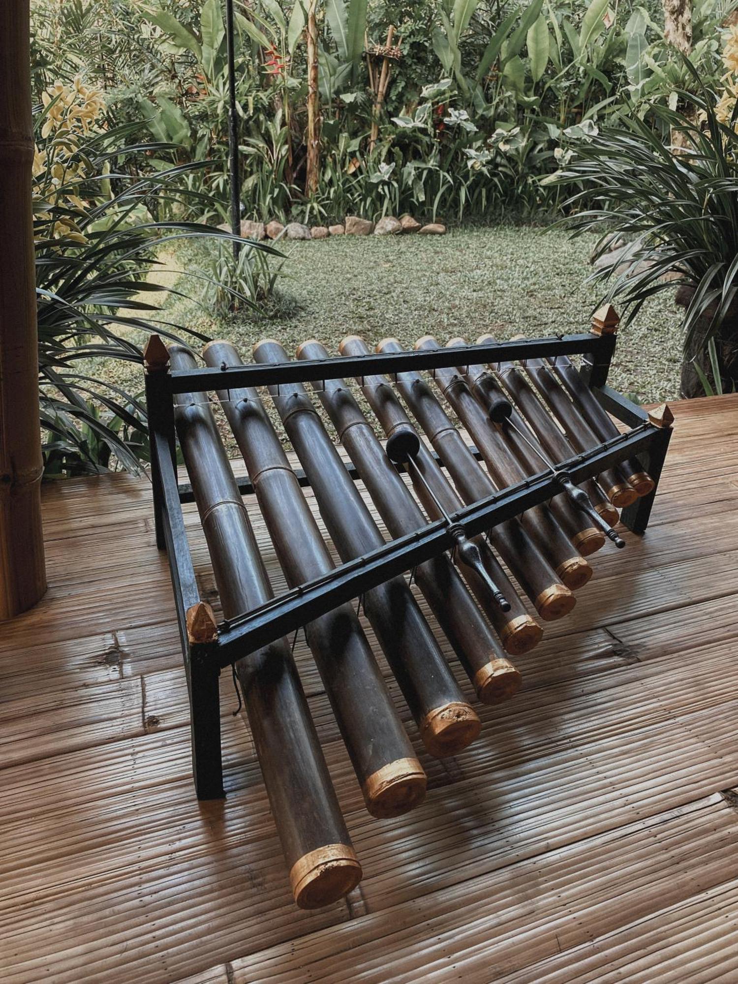 Alamvaya Bali Bamboo House Villa Sidemen  Eksteriør bilde
