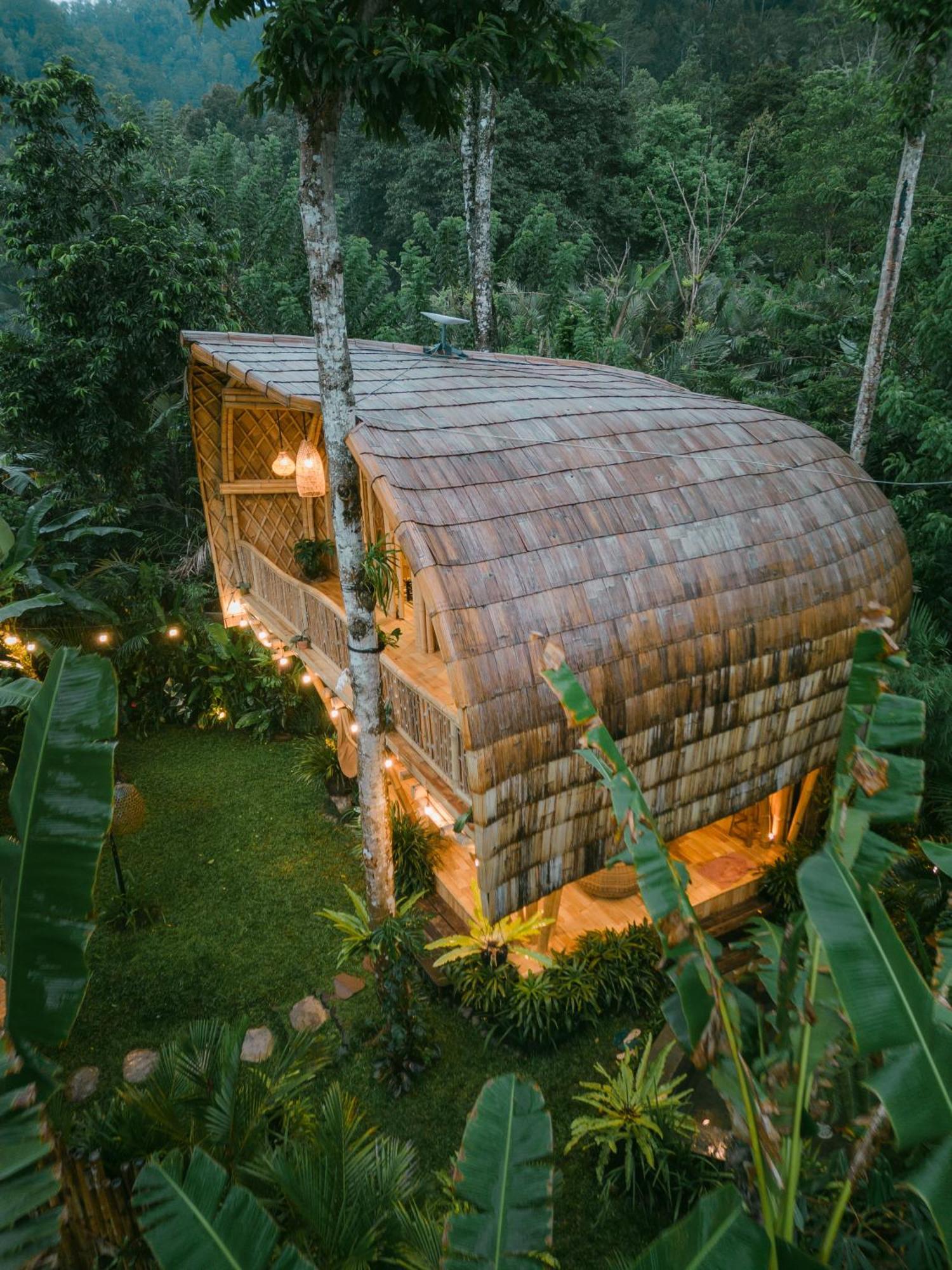 Alamvaya Bali Bamboo House Villa Sidemen  Eksteriør bilde