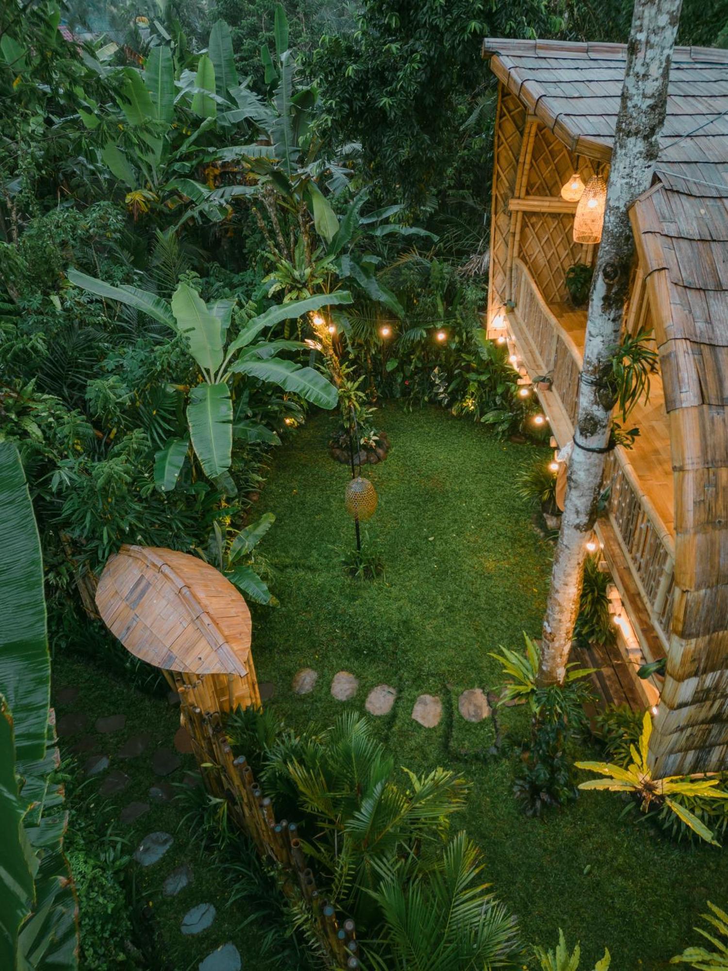 Alamvaya Bali Bamboo House Villa Sidemen  Eksteriør bilde