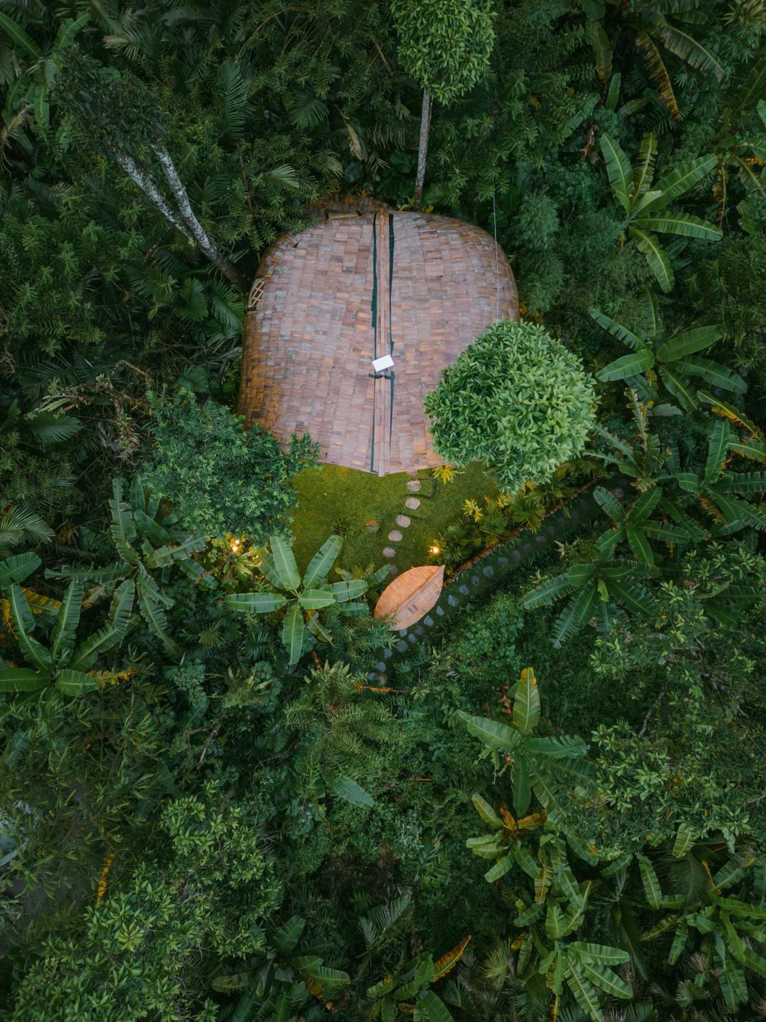 Alamvaya Bali Bamboo House Villa Sidemen  Eksteriør bilde