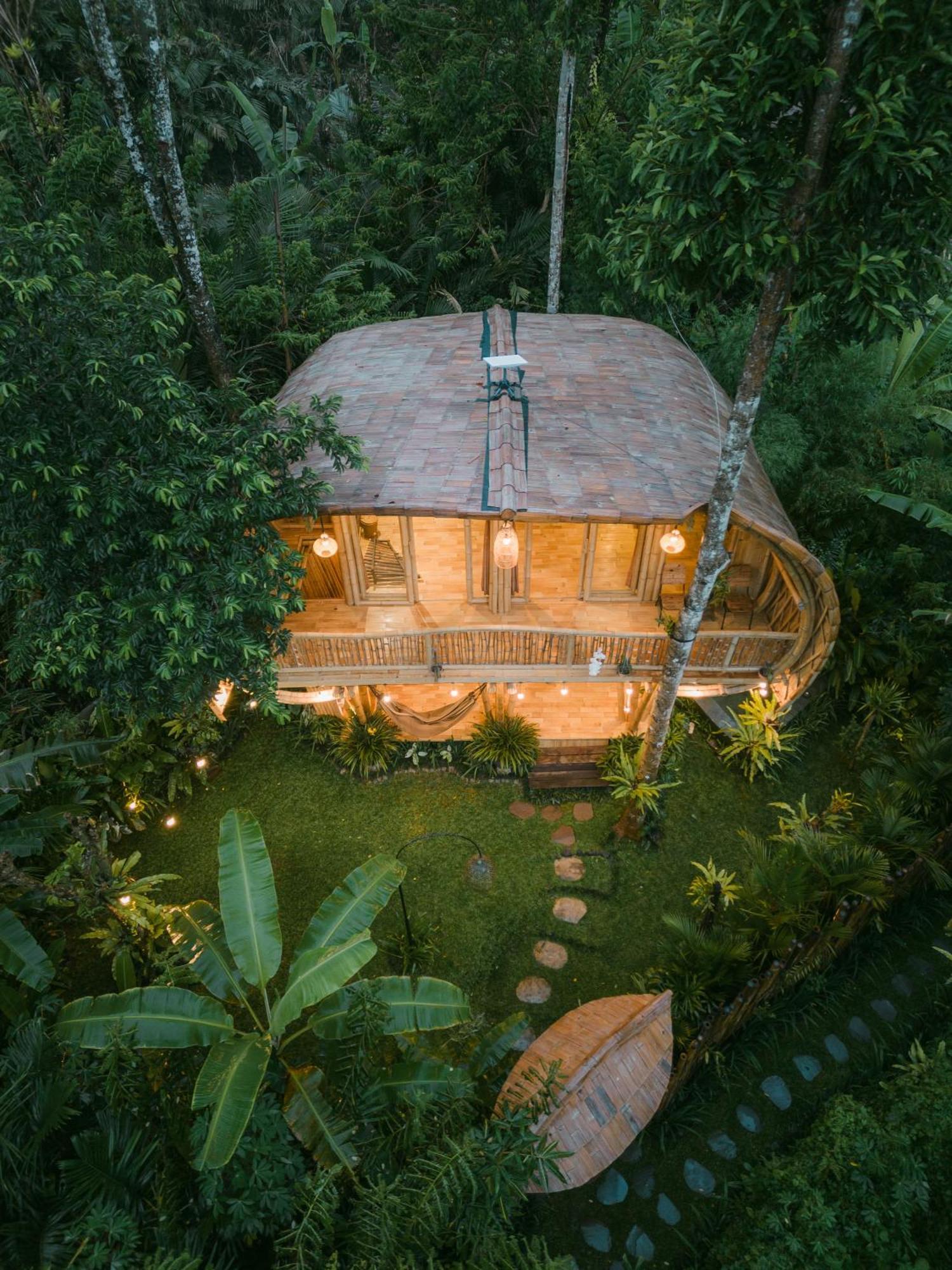 Alamvaya Bali Bamboo House Villa Sidemen  Eksteriør bilde