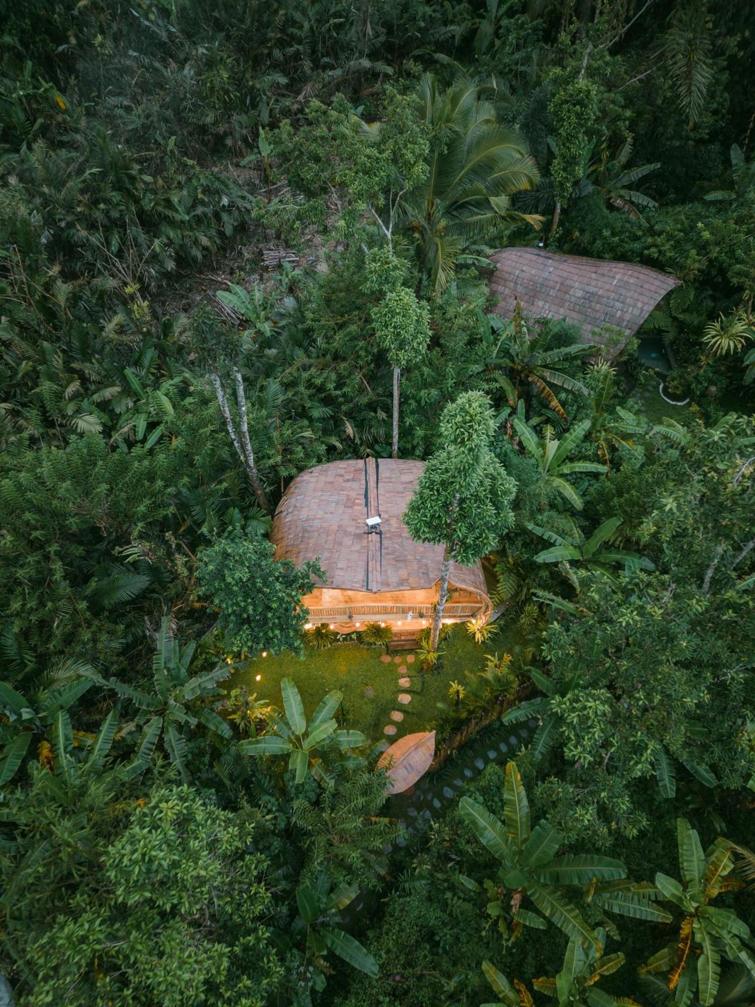 Alamvaya Bali Bamboo House Villa Sidemen  Eksteriør bilde