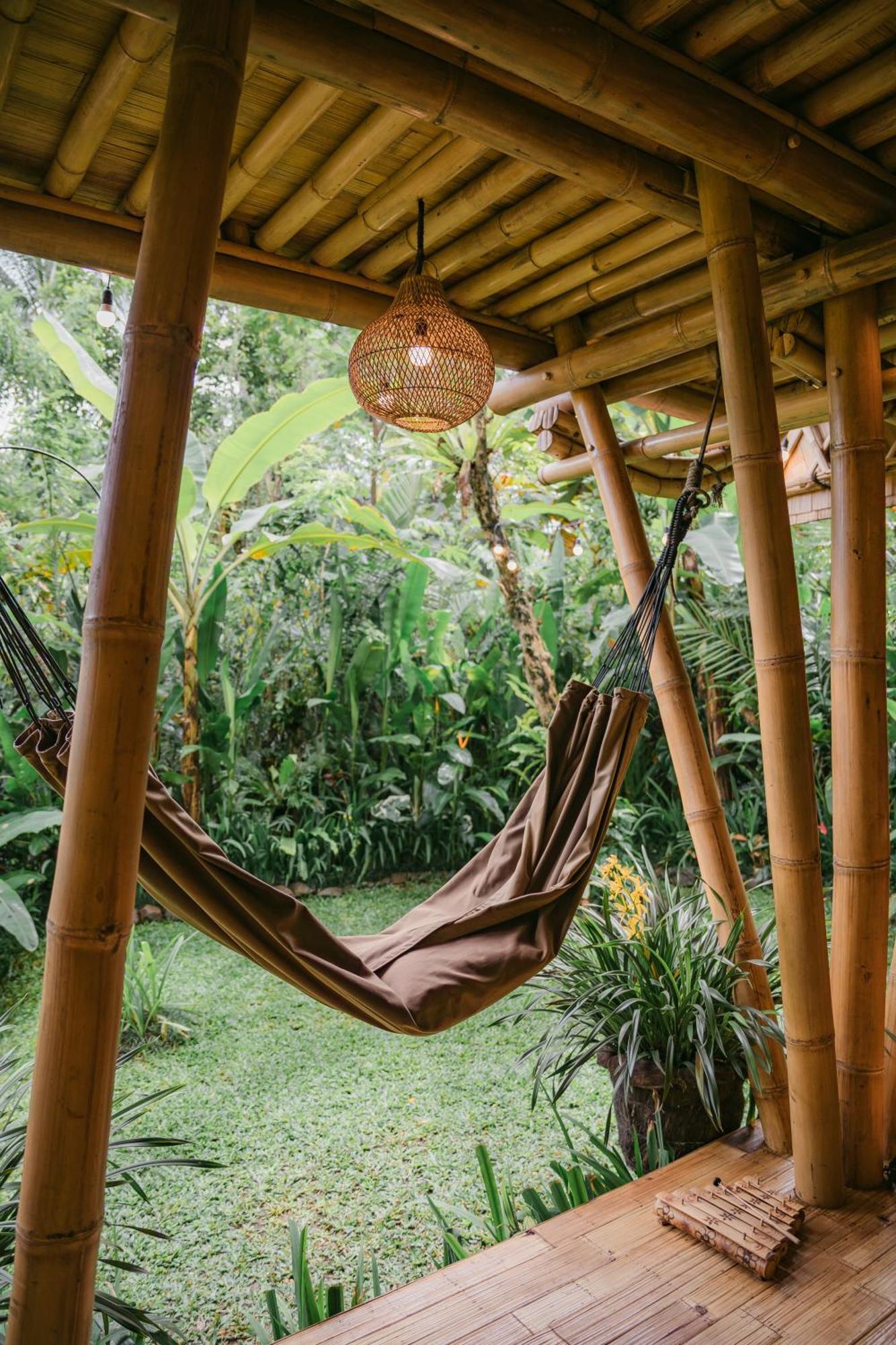 Alamvaya Bali Bamboo House Villa Sidemen  Eksteriør bilde