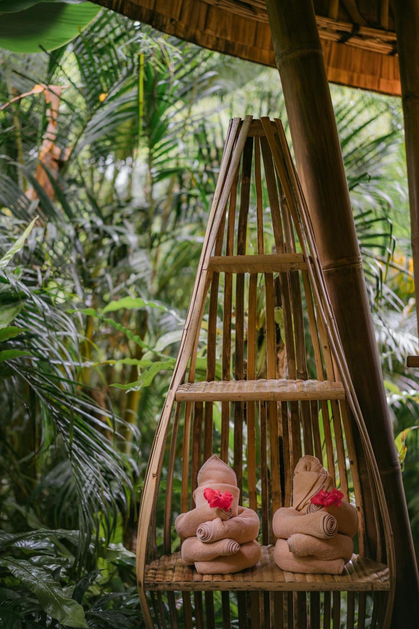 Alamvaya Bali Bamboo House Villa Sidemen  Eksteriør bilde