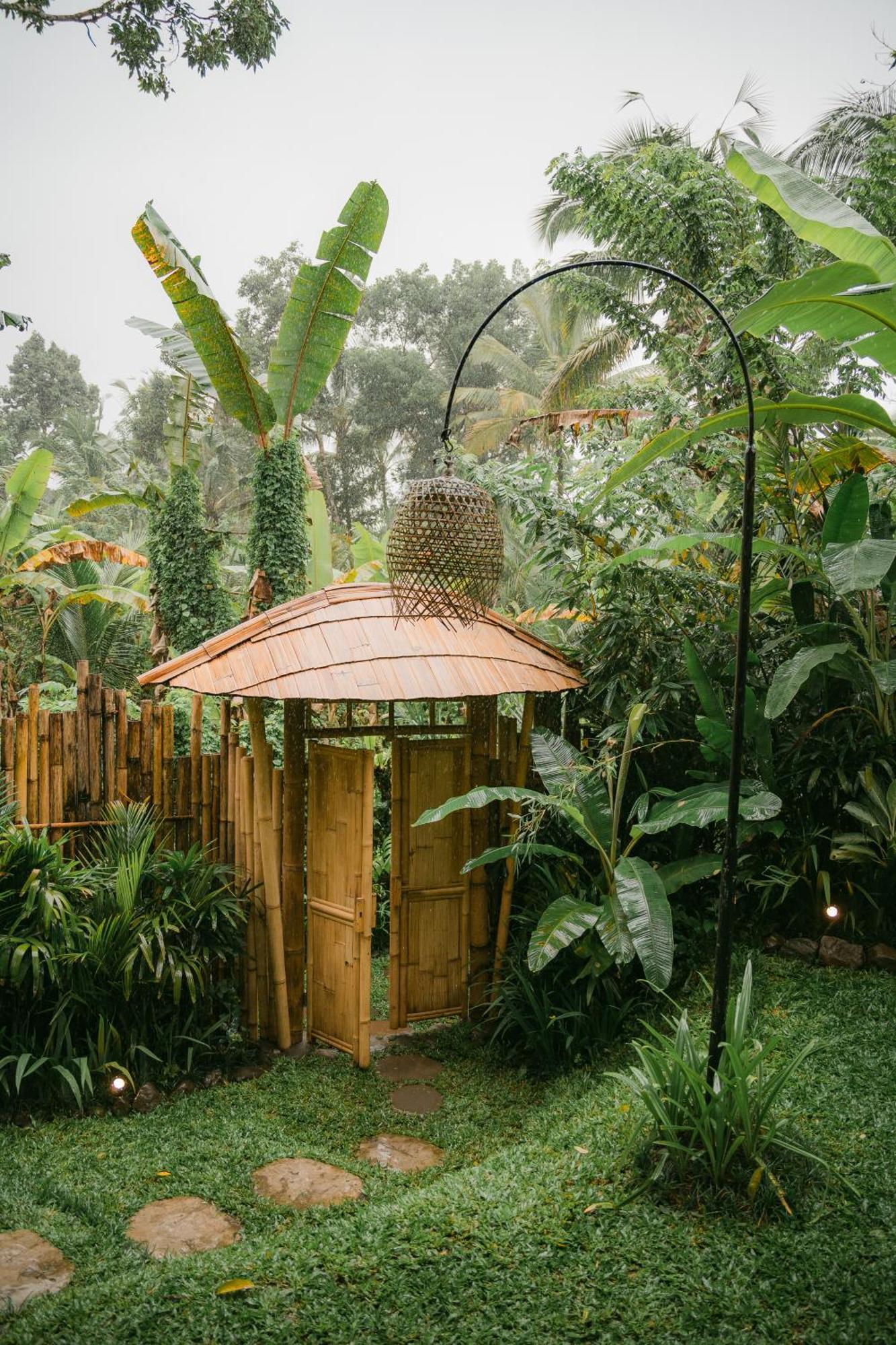 Alamvaya Bali Bamboo House Villa Sidemen  Eksteriør bilde