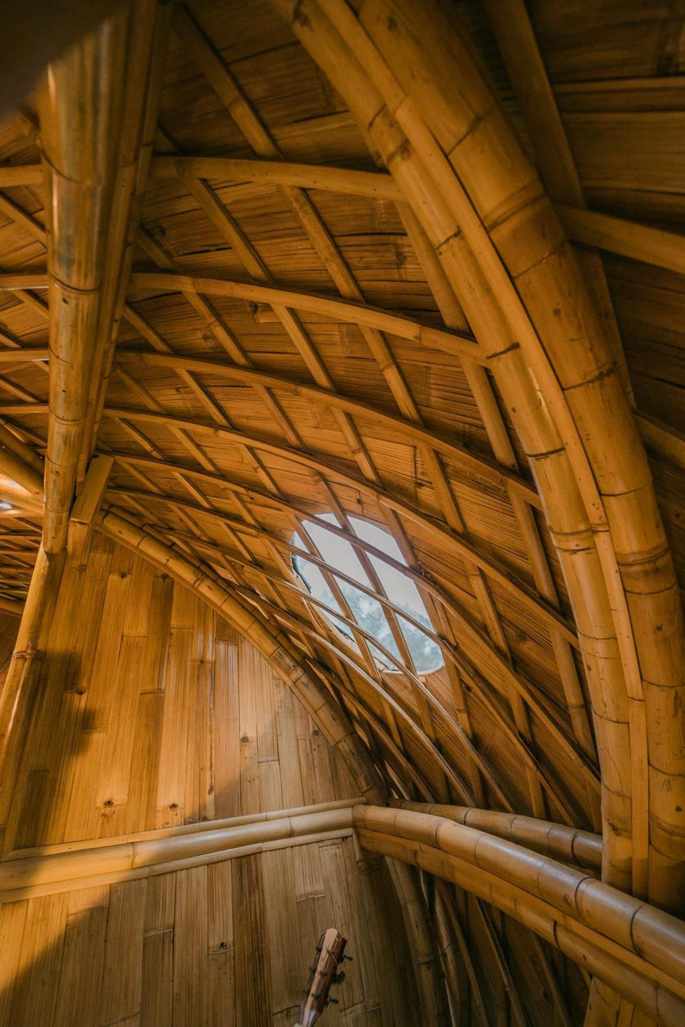 Alamvaya Bali Bamboo House Villa Sidemen  Eksteriør bilde