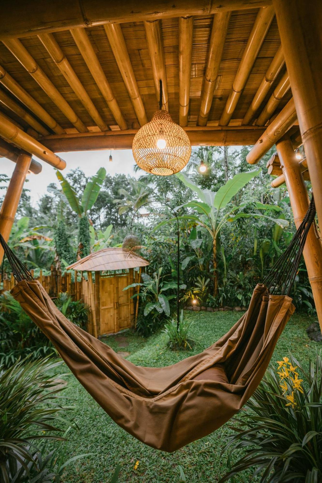 Alamvaya Bali Bamboo House Villa Sidemen  Eksteriør bilde