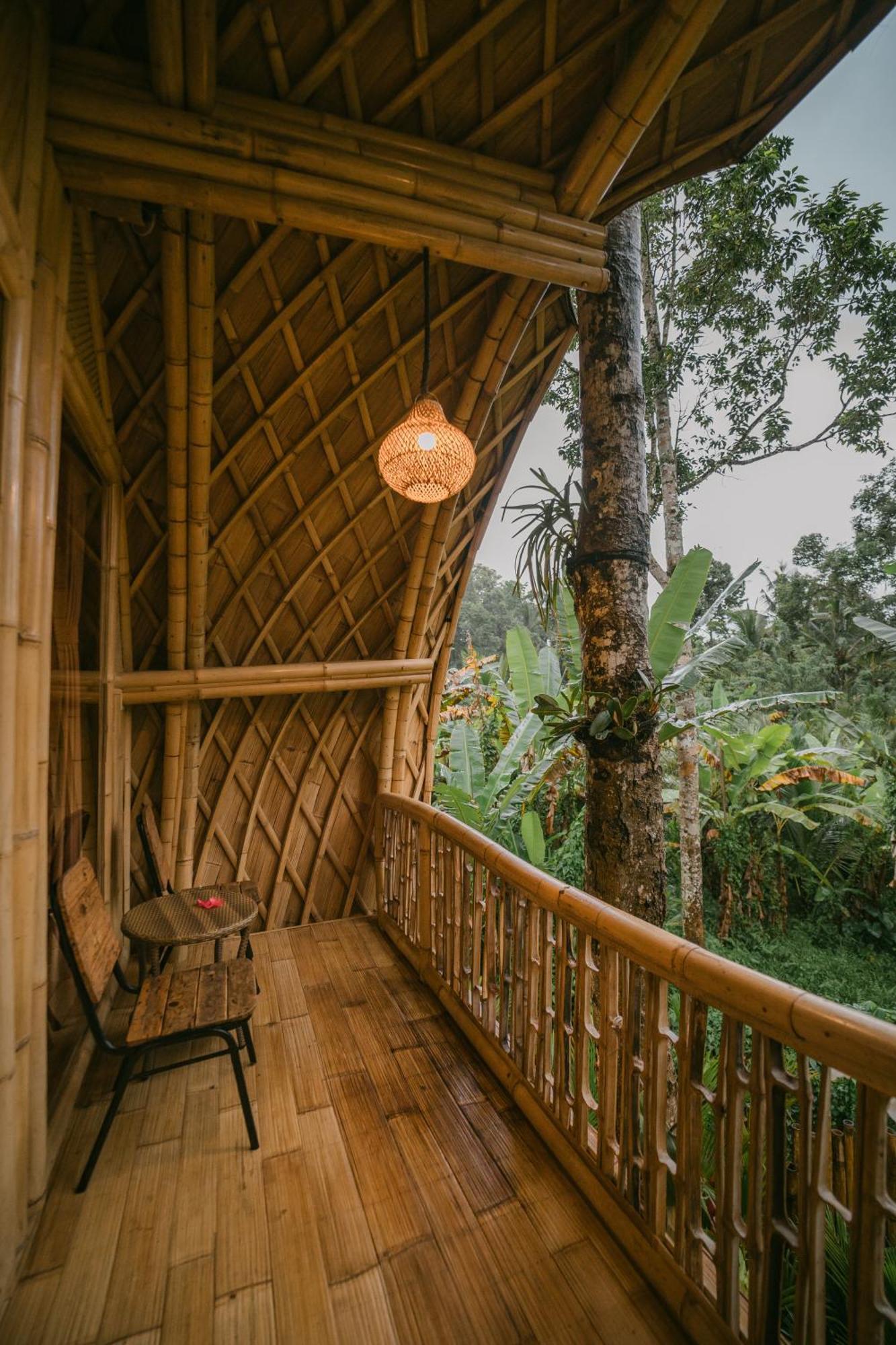 Alamvaya Bali Bamboo House Villa Sidemen  Eksteriør bilde