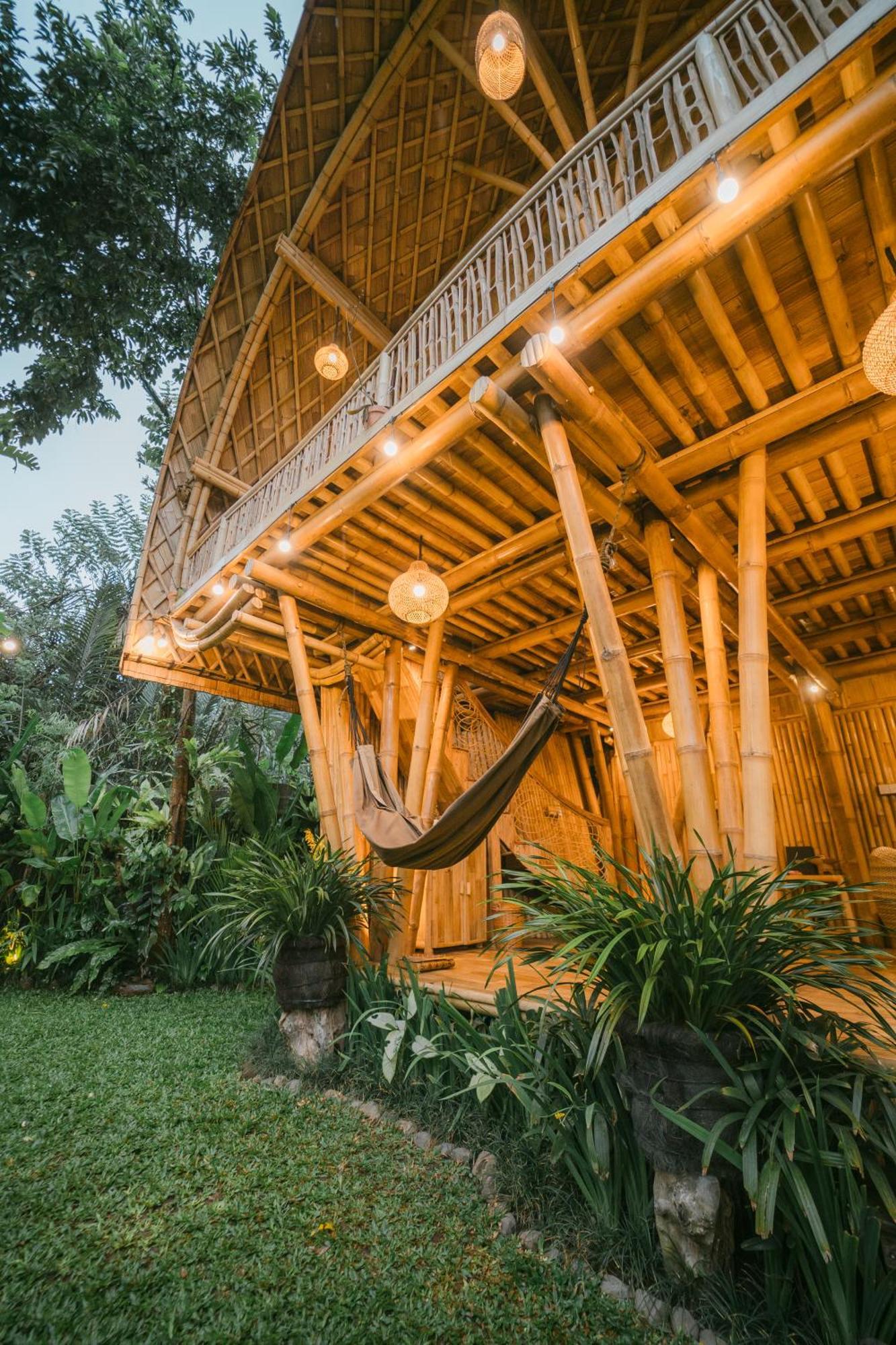 Alamvaya Bali Bamboo House Villa Sidemen  Eksteriør bilde