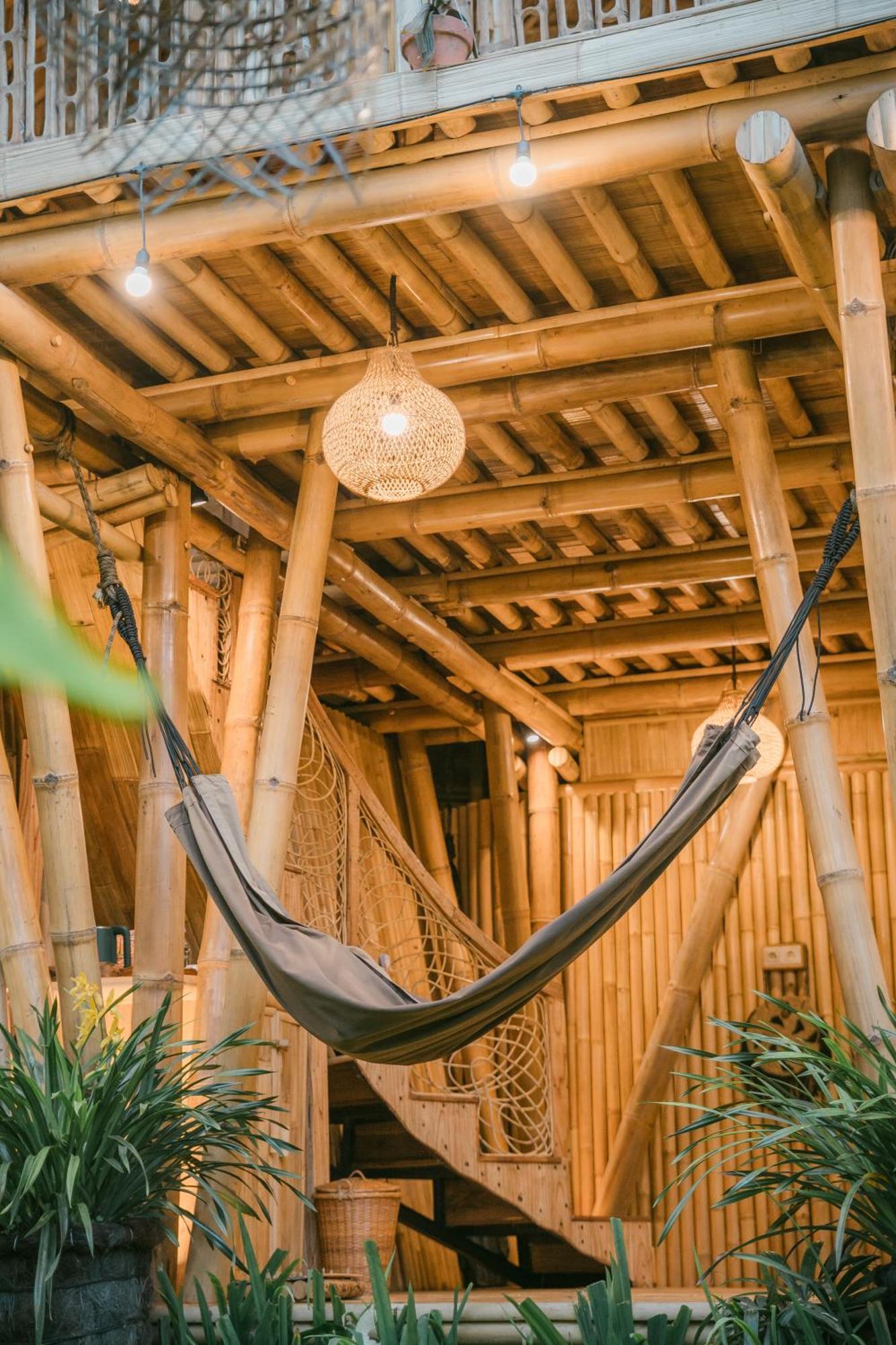 Alamvaya Bali Bamboo House Villa Sidemen  Eksteriør bilde