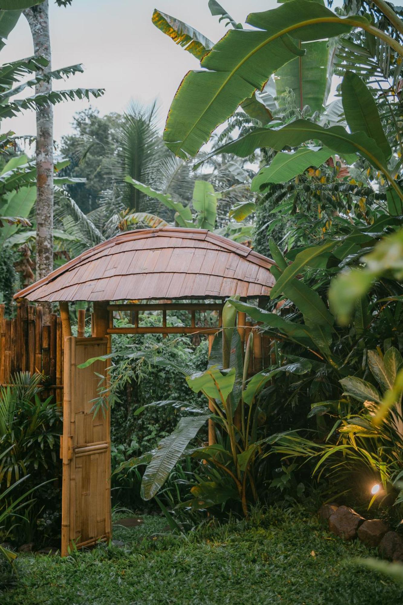 Alamvaya Bali Bamboo House Villa Sidemen  Eksteriør bilde