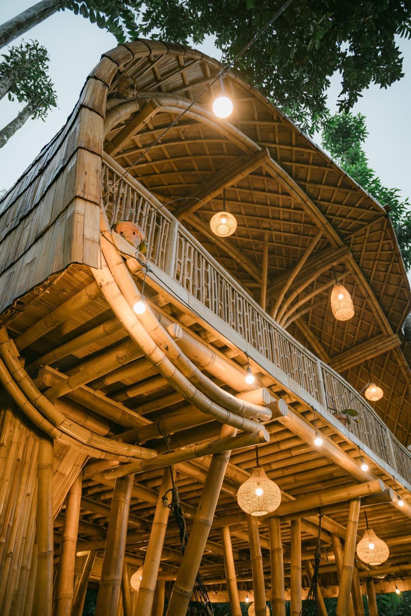Alamvaya Bali Bamboo House Villa Sidemen  Eksteriør bilde