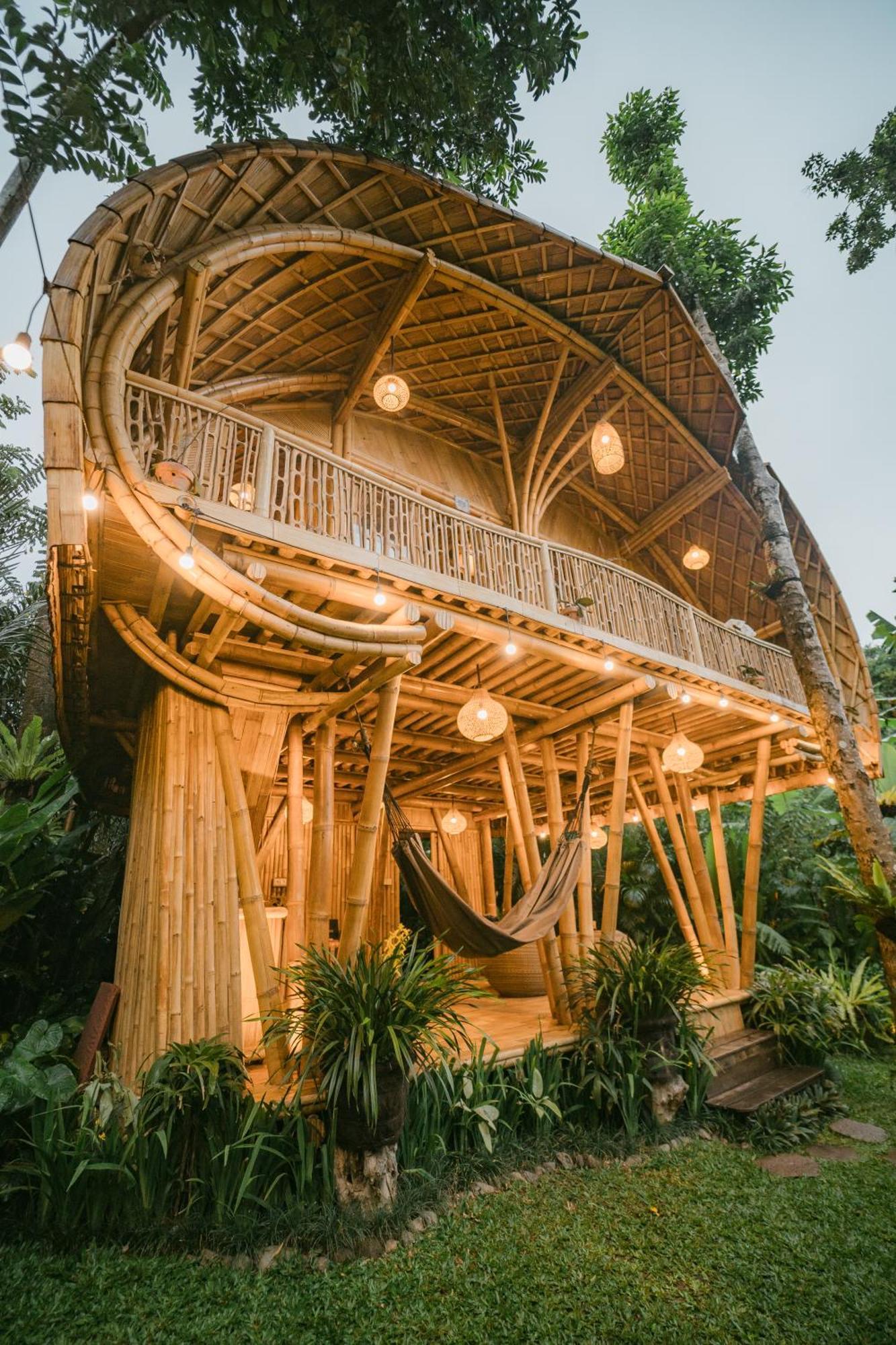 Alamvaya Bali Bamboo House Villa Sidemen  Eksteriør bilde