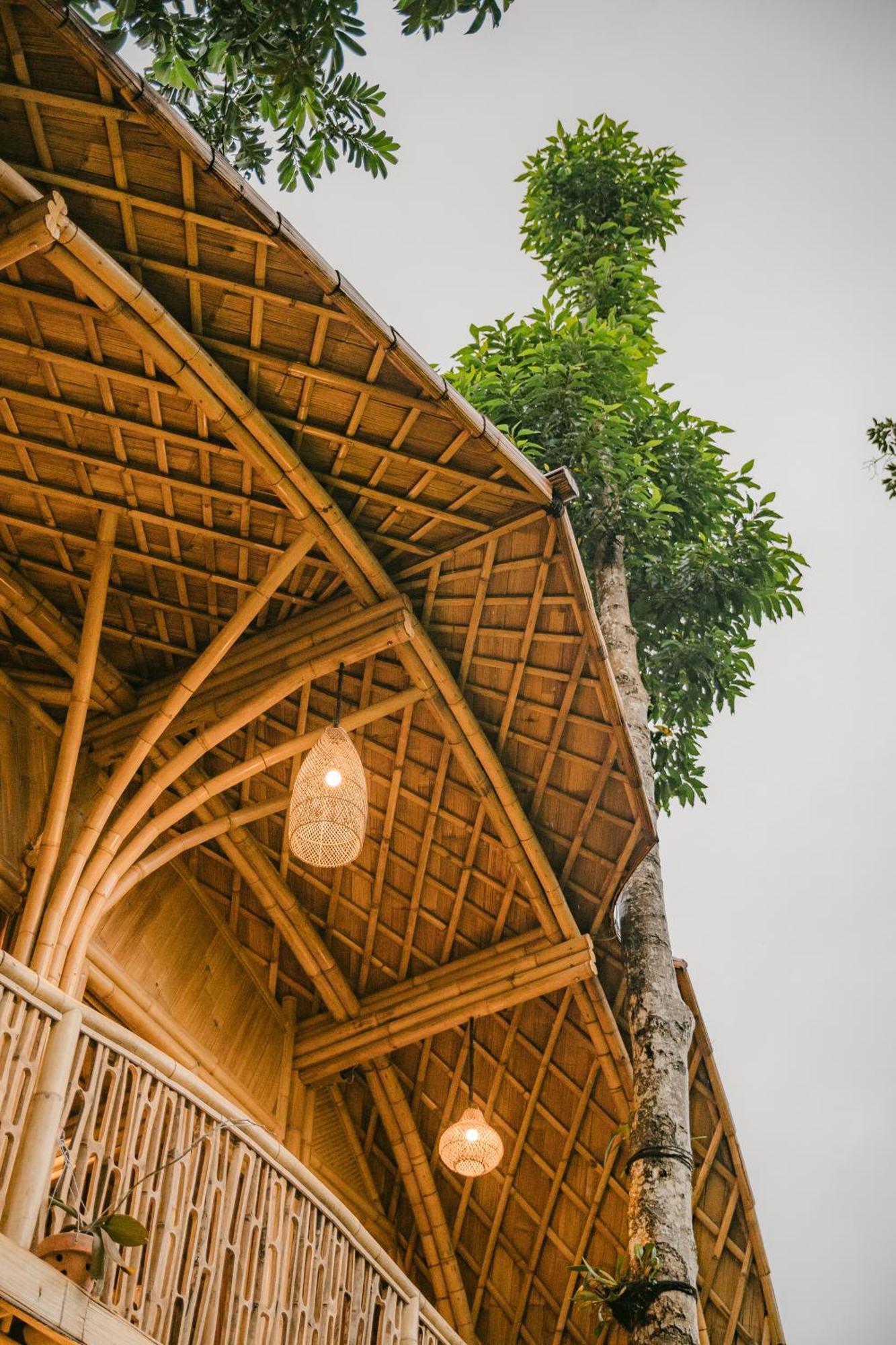 Alamvaya Bali Bamboo House Villa Sidemen  Eksteriør bilde