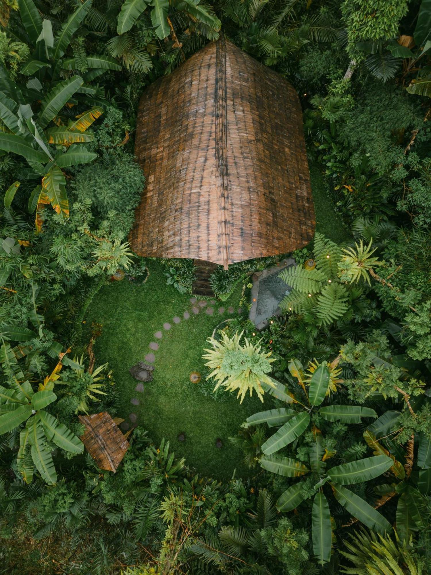Alamvaya Bali Bamboo House Villa Sidemen  Eksteriør bilde