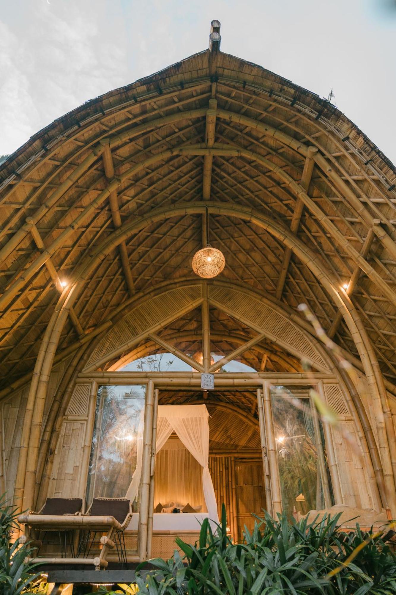 Alamvaya Bali Bamboo House Villa Sidemen  Eksteriør bilde